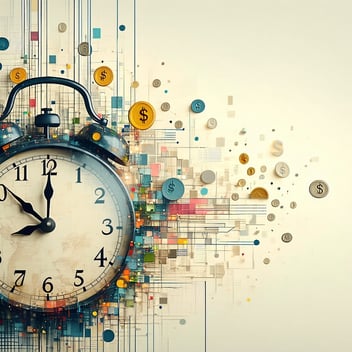 A clock face with the hands moving toward an earlier target date